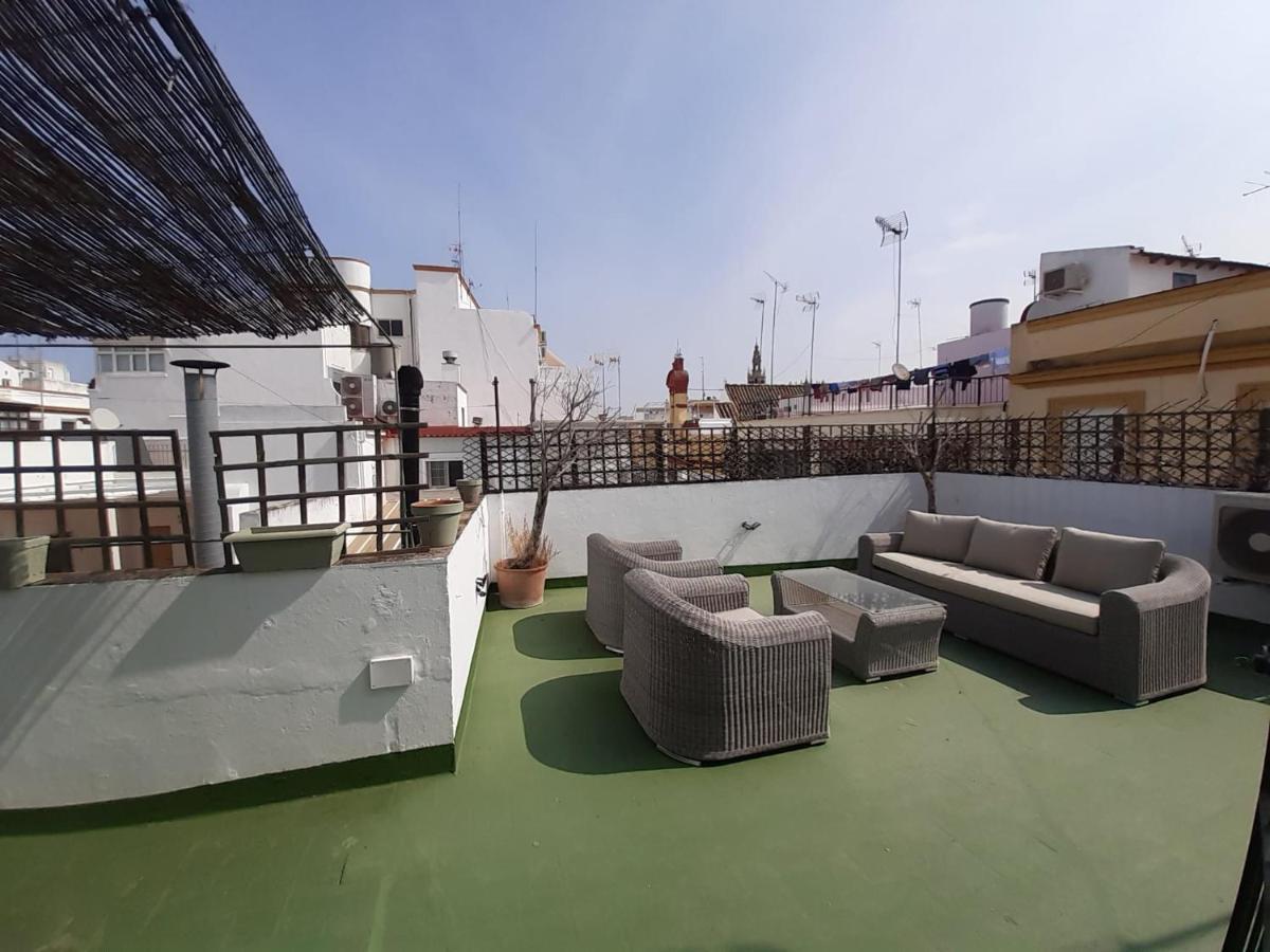 Ferienwohnung Champion Duplex Terrace And Garage Old Town 6 Pax Sevilla Exterior foto