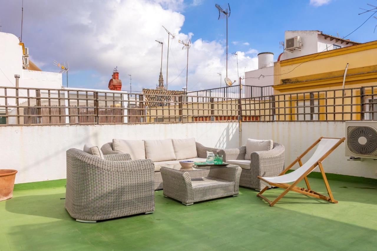 Ferienwohnung Champion Duplex Terrace And Garage Old Town 6 Pax Sevilla Exterior foto